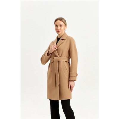 Пальто женское демисезонное 22970 (кэмел)