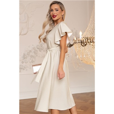 Платье вечернее Мелодия любви (крем-брюле) П14493-4М