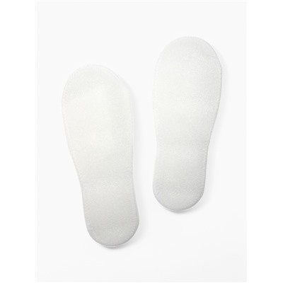 Тапочки одноразовые, антикризисные, подошва 4 мм, белые, 42 р.