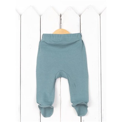 Ползунки для мальчика Baby Boom П65/24-И я730 Шалфей. гуси
