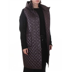 A-801 DK. VIOLET Жилет утепленный женский (50 гр. синтепон)