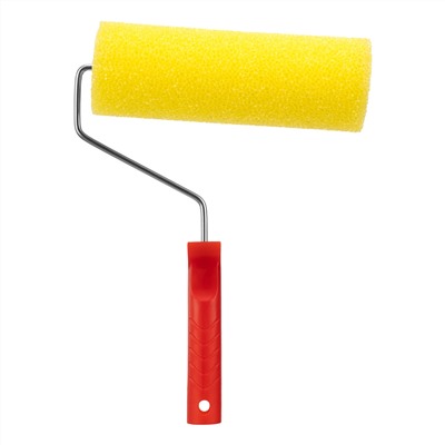 Валик "Структурный" поролоновый с ручкой, "гладкий", 230 мм, D 80 мм, D ручки 6 мм MTX