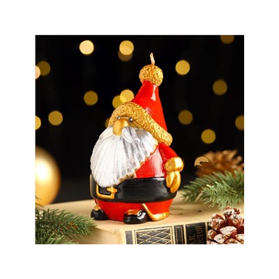 УЦЕНКА Свеча декоративная «Санта», 12×8.6×7.4 см