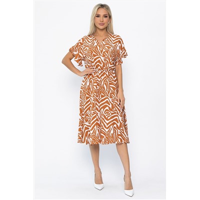 Платье Кристи (рыжее) П13869-35М