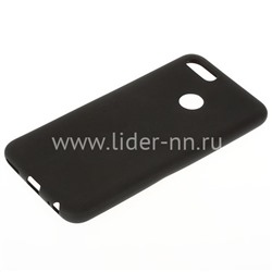 Задняя панель для Xiaomi  Redmi 5X Силикон МАТОВЫЙ (черная)