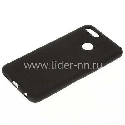 Задняя панель для Xiaomi  Redmi 5X Силикон МАТОВЫЙ (черная)