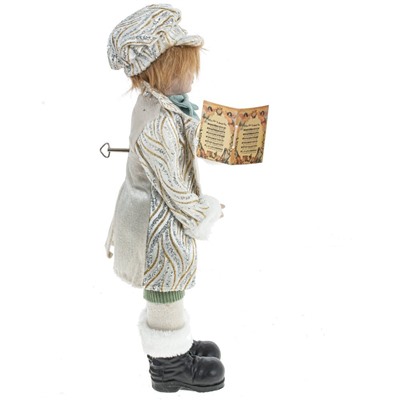 GAEM Игрушка набивная "Девочка/Мальчик" (муз, движ), L20 W11 H44 см, 2в.