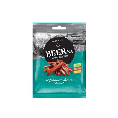 «Beerka», горбуша, вяленые ломтики, 25 г