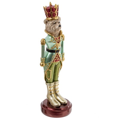 GAEM Фигурка декоративная "Солдатик-медведь", L9 W9 H31 см