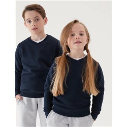 Cotton Unisex V-Neck Sweatshirt (2-16 Yrs)
