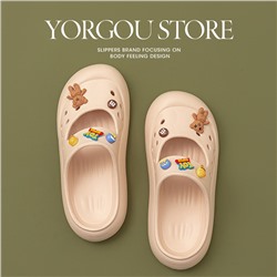 Summer slide, non-slip slippers platform, 2023 collection
