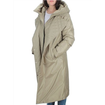 EAC327 OLIVE Пальто зимнее женское (200 гр. холлофайбера)