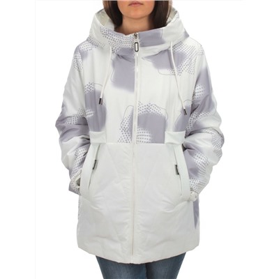 M8534 WHITE Куртка демисезонная женская (100 гр. синтепон) Maria