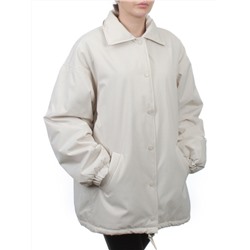H24-216 LT. BEIGE Куртка демисезонная женская (100 гр. синтепон)