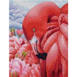 Алмазная мозаика на подрамнике 30*40 KiKi "Нежные пёрышки", полная выкладка
