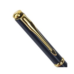 Ручка подарочная шариковая GALANT Arrow Gold Blue, корп.темно-синий, золот.детали, 0,7мм,син,140653