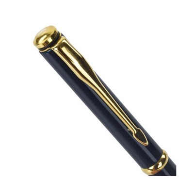 Ручка подарочная шариковая GALANT Arrow Gold Blue, корп.темно-синий, золот.детали, 0,7мм,син,140653