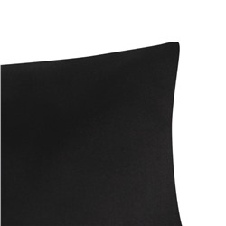 Наволочка Этель "Jet black" 50х70 см, 100% хлопок, мако-сатин, 114г/м2