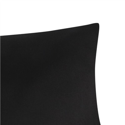 Наволочка Этель "Jet black" 50х70 см, 100% хлопок, мако-сатин, 114г/м2
