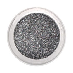 Декоративные блёстки LUXART LuxGlitter (сухие), 20 мл, размер 0.2 мм, голографические серебристые