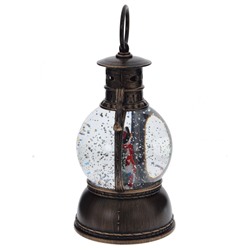 Изделие декоративное "Фонарь" (подсвет, муз, вьюга, 3хААА н/п +USB), D 10 см, L11 W11 H24 см