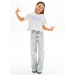 Футболка "Хаос" белый детская