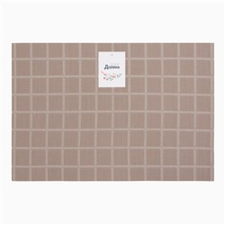 Салфетка на стол Доляна, цв.коричневый, 45*30см