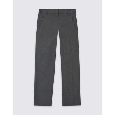 Girls' Slim Leg Additional Length Trousers (2-18 Yrs)