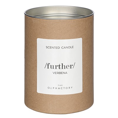 Свеча ароматическая The Olphactory, Further, Verbena (новая), 40 ч