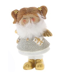 Фигурка декоративная "Девечка", L4 W3 H8 см, 4в.