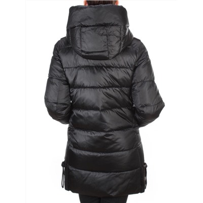 D6816 BLACK Куртка зимняя женская  KARERSITER (200 гр. холлофайбера)