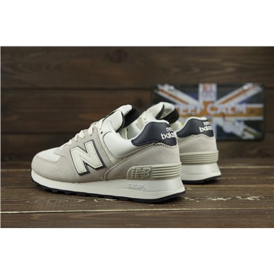 Премиальные New Balance 574 из натуральной замши