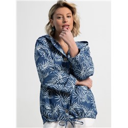 Пыльник Летний день (бело-синий) Б15182-8М