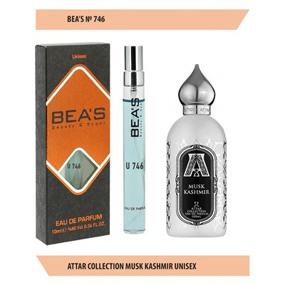 Парфюм Beas Attar Collection Musk Kashmir Unisex U746 10 ml, Парфюм унисекс Beas U746 создан по мотивам аромата Attar Collection Musk Kashmir