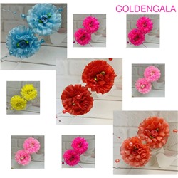 Резинка-бант 10 пар ⌀ 6 см Арт 8