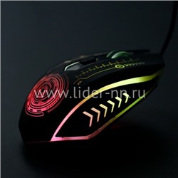 Мышь проводная Smartbuy RUSH Mission игровая (черная)