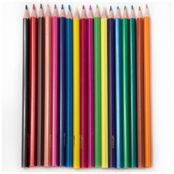 Карандаши цветные пластиковые ArtSpace "Подводный мир", 18цв., заточен., картон, европодвес