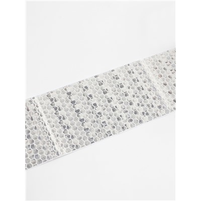 Светоотражающая лента-наклейка, 5 см, 1±0.1 м, белая