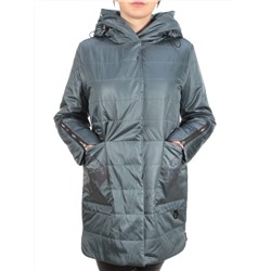 ZW-2181-C GRAY/GREEN Куртка демисезонная женская BLACK LEOPARD (100 гр.синтепона)