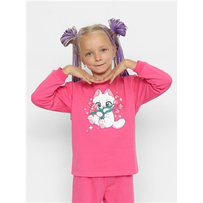 Пижама для девочки Cherubino CWKG 50152-46 Циклама Baby Boom