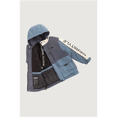 Куртка утеплённая для мальчика NIKASTYLE 4м4325 Графит джинс Nikastyle