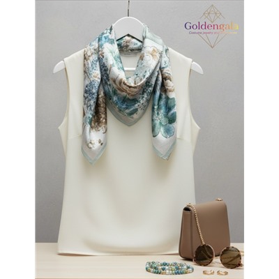 Платок из натурального шелка "Нежность прикосновения" Арт В1057/10