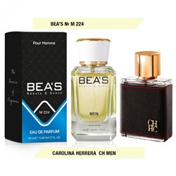 Beas M224 Carolina Herrera CH Men edp 50 ml, Парфюм мужской Beas M224 создан по мотивам аромата Carolina Herrera CH