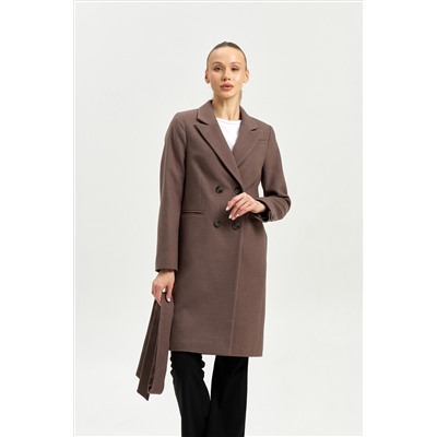 Пальто женское демисезонное 22420 (кофе)