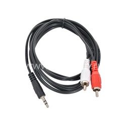 Кабель соединительный Perfeo 3.5 Jack (M) - 2xRCA (M) стерео/аудио 1 м