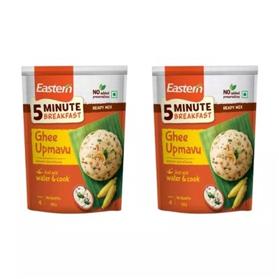 Готовая смесь для Гхи Упмаву (2 x 200 г), Ready Mix Ghee Upmavu, произв. Eastern