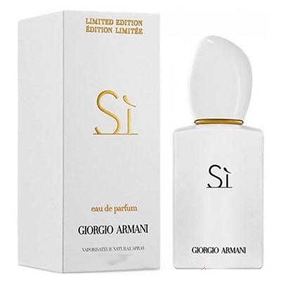Giorgio Armani Si White Limited Edition For Women edp 100 ml