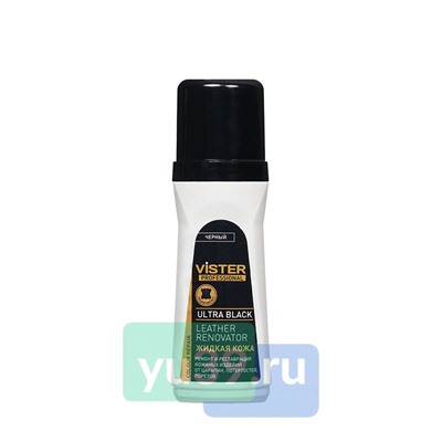 Vister Proff Краска д/обуви, чёрная для гладкой кожи