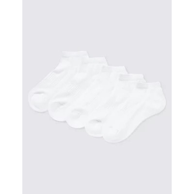 5pk of Cushioned Trainer Liner Socks