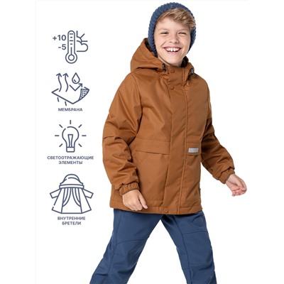 Куртка утепленная для мальчика NIKASTYLE 4м2924 кэмел Nikastyle